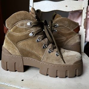 Isabel Marant Mealie chunky suede boots